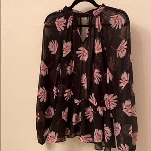 Express open back blouse